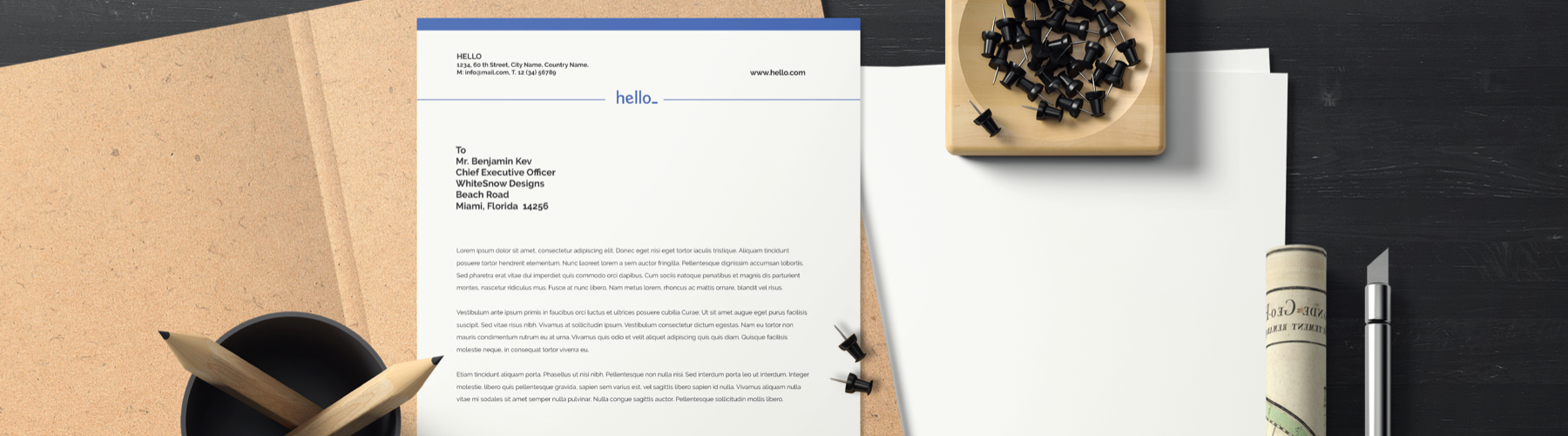 Come creare carta intestata